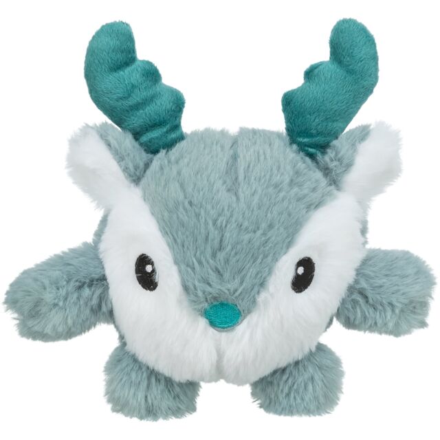 Коледна плюшена играчка Елен със звук 18 см TRIXIE